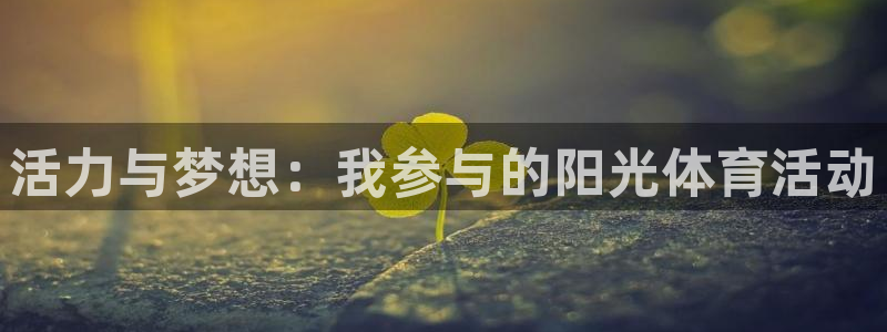 3377体育官网下载平台APP：活力与梦想：我参与的