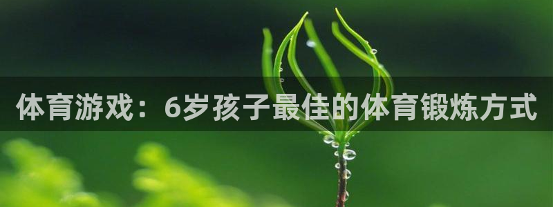 3377体育官网址：体育游戏：6岁孩