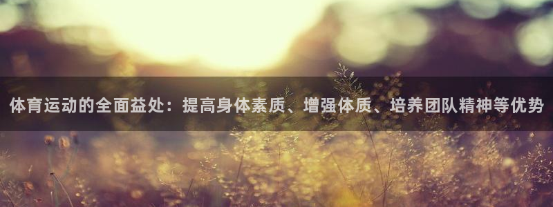  3377体育属于国家打击范围吗：体育运动的全面益处：提高身体
