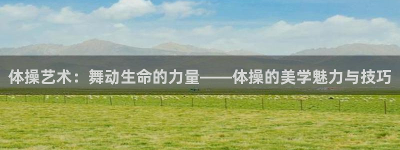  3377体育电子：体操艺术：舞动生命的力量——体操的美学魅力